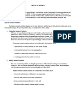 PROCESS OF RESEARCH Reportttt