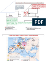 DOCS ALUMNOS Cap 2 El Mediterraneo Medieval Espacio de Intercambios y de Conflictos Entre Tres Civilizaciones