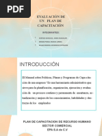 Evaluación de Un Plan de Capacitación..