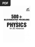 Disha Physics 500 BlockBuster Problems For JEE Advanced PDF