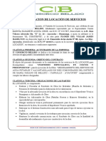 Contrato Como Esp. de Costos y Presupuestos