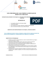 Lista Preliminar de Características Especiales de Productos y Procesos