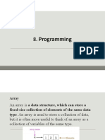 Array and Database Structure