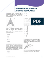 3 - APROFUNDADO GEOMETRIA PLANA - Circunferência, Áreas e Polígonos Regulares