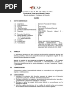 Syllabus Procesal Del Trabajo