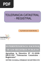 Tolerancia Catastral y Registral - Javier Guizado