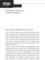 The Theory and Practice of Bible Translation: Chapterthree