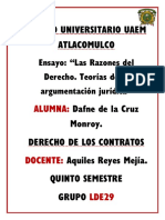 Las Razones Del Derecho - ENSAYO - Dafne - LDE29 PDF