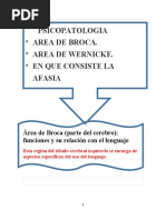 Tania Garcia Psicopatologia Ii Broca Wernicke y Afasia