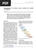 Decomposition of Business Process Models Into Reusable