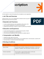 Job Description Template