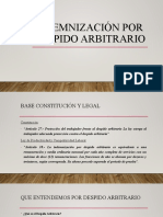 Indemnización Por Despido Arbitrario - Octava Semana