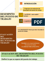 Evaluacion Del Desempeño Del Puesto de Trabajo