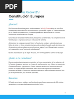 Constitución Europea 