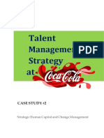 Case Study Talent Management Strategy at CocaCola