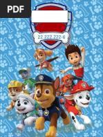 Pedatrico Paw Patrol Niño