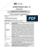 Proyecto Ensayo Argumentativo 2023-10