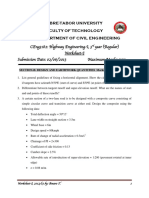 Assignment Highway Engg For 2013