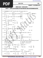 12th Maths Book Back One Mark Practice