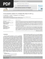 A two-parameter analysis of S-N fatigue life using Δσ and σmax