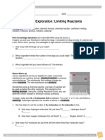 Limiting Reactants Gizmos Student Worksheet PDF