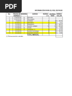 Plantilla Rol Pagos y Provisiones