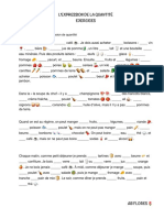 L'expression de La Quantité Exercices 2