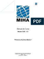 Manual Curso OMI 1.13 - Primeros Auxilios PDF