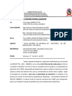 Informe #038 Asistencia e Inasistencia Unidocentes Mes de Junio PDF