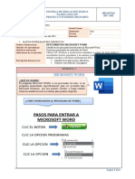 Ficha de Actividades Word