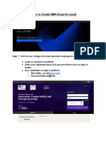 NM Engineering - Steps To Create IBM Cloud Account