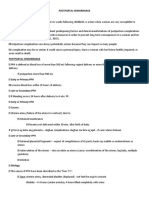 Postpartal Hemorrhage