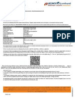 Sub: Risk Assumption Letter: Insured & Vehicle Details