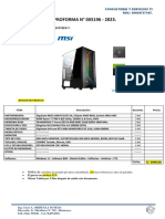 Cotizacion Future Tech - PC Gaming Alto Rendimiento Amd - Intel Mayo 2023