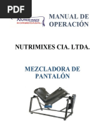 Manual Mezcladora de Pantalón