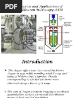 Introduction and Applications of Auger Electron Microscopy AEM