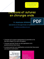 Incisions Et Sutures en Chirurgie Orale PDF