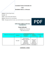 Lista de Cotejo - Escala Valorativa