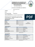 Plan de Estudios 118-7 Ing Electronica