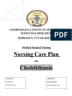 NCP Cholelithiasis MD