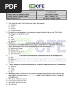 PRC - 05 ITB Mock JAN-23