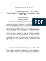 Sobre Las Voces y Los Ecos de La Narrativa Espaola Del Fin de Siglo Los Nacidos Entre 1910 y 1921 0