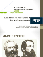 Karl Marx e A Concepcao Dialetica Dos Fenomenos