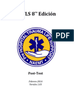 PHTLS 8th Edition Post Test-Spanish