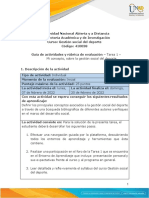 Guía de Actividades y Rúbrica de Evaluación - Tarea 1 - Mi Concepto Sobre La Gestión Social Del Deporte