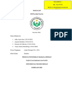 Makalah Statistika Penyajian Data