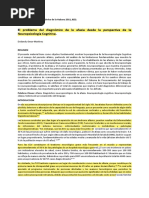 1.3 El Problema Del Diagnóstico de La Afasia Desde La Perspectiva de La Neuropsicología Cognitiva PDF