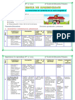 5º Experiencia de Aprendizaje de Marzo 1