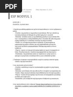 Esp Modyul 1