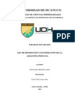 Exoneracion de La Ley de La Amazonia